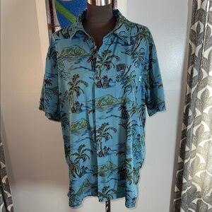 Hobie 100% Cotton Hawaiian Shirt SZ XXL